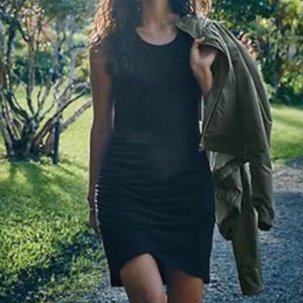 Athleta Black Tank Dress Seeker S LBD